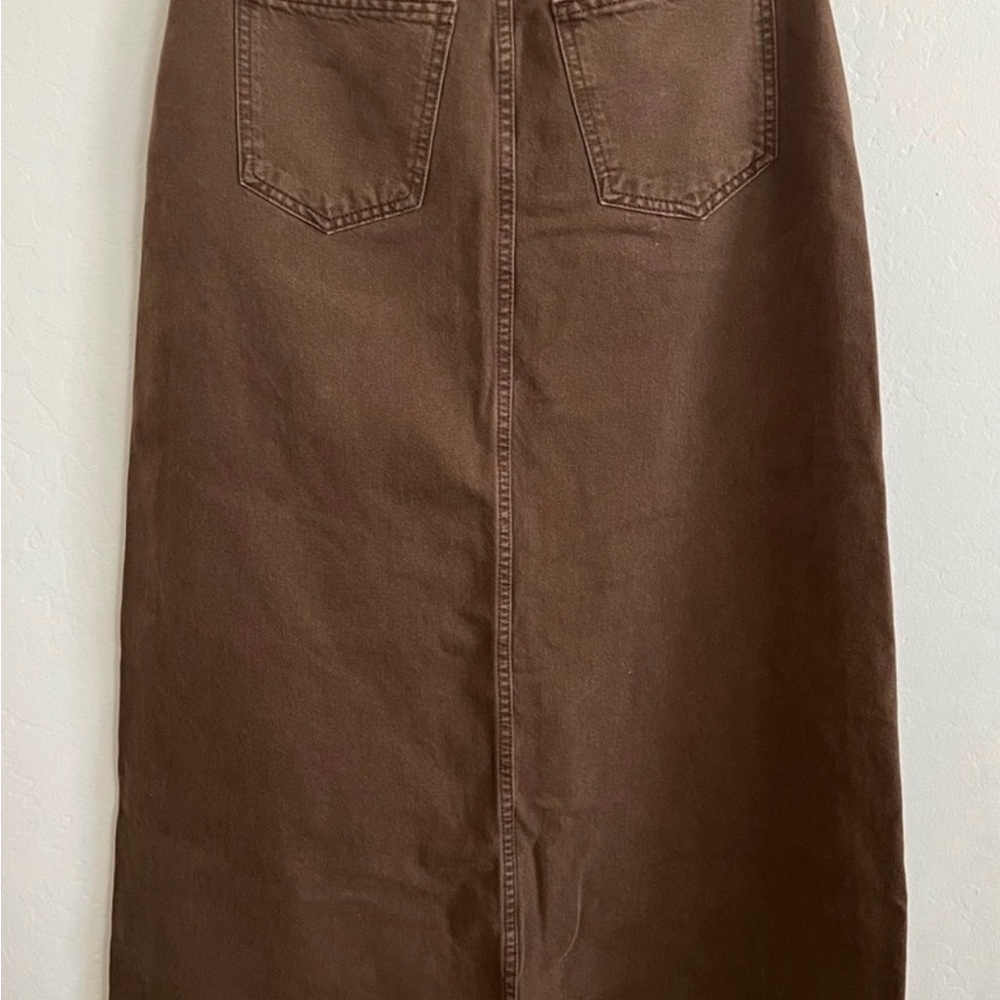 We The Free Chocolate Maxi Skirt - Picture 5 of 11